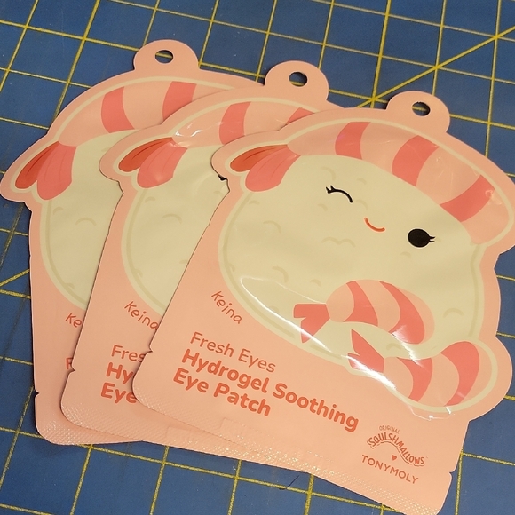 Squishmallows Other - Squishmallows TONYMOLY Fresh Eyes Hydrogel Soothing Eye Patch Set of 3
